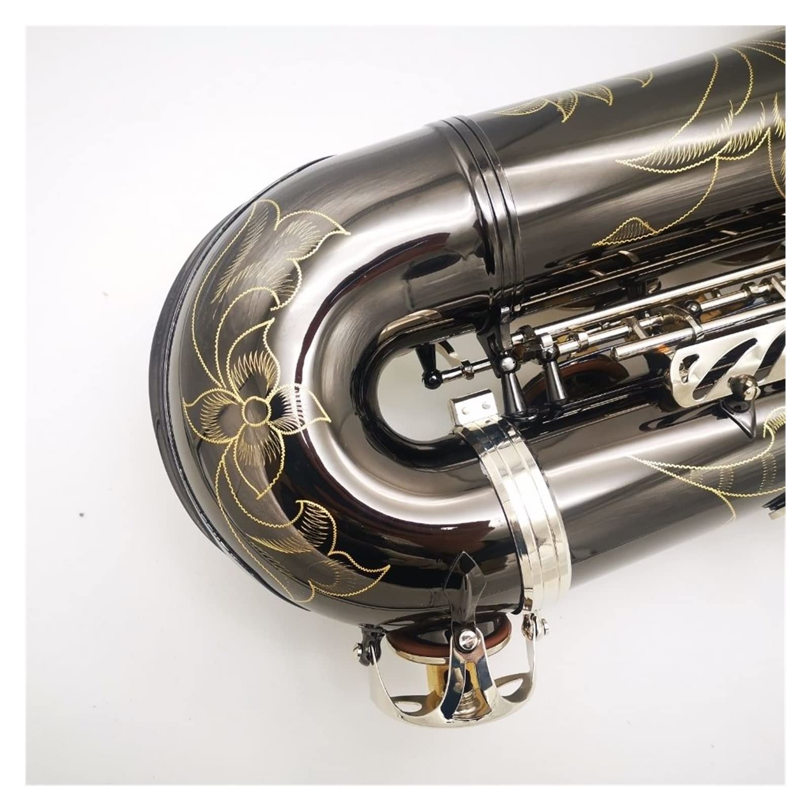 Sax Studente Sassofono Tenore in SIB Rame Bianco Nichel Oro B-Tune Strumento Sax Tenore Professionale