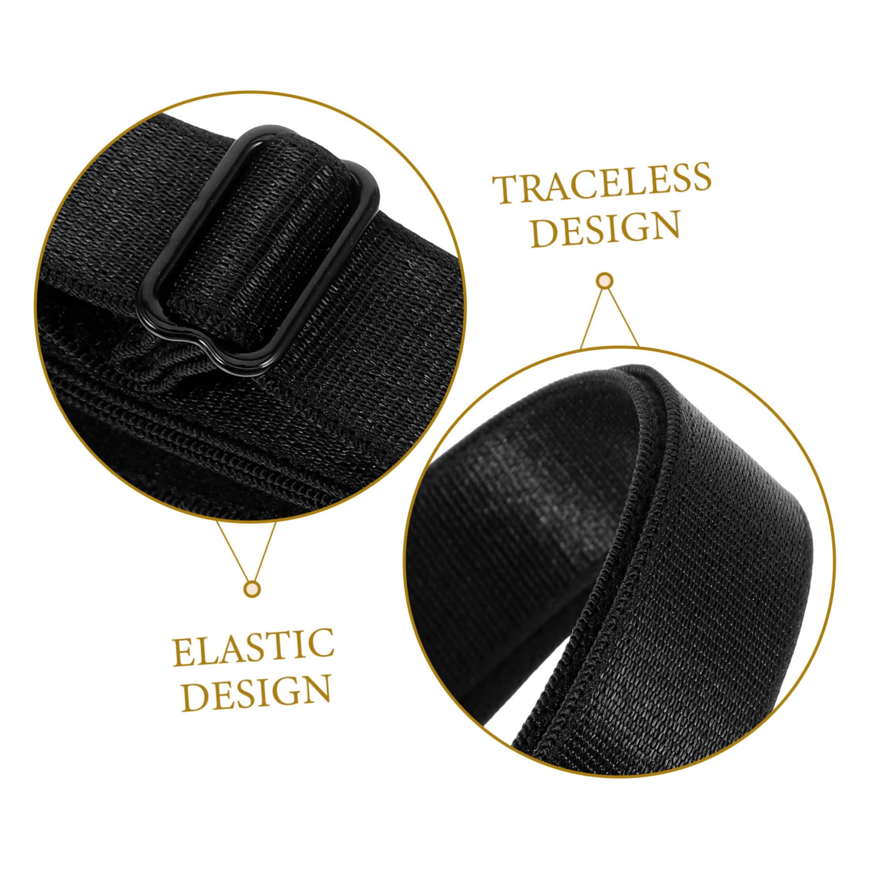 NUOBESTY 5 Ensembles Ceinture Élastique Ceinture Pour Femme Ceintures Extensibles Femmes Boucle Élastique Ceinture Femme Les Femmes Habillent La Ceinture ' Femmes Polyester 2 Pièces * 5
