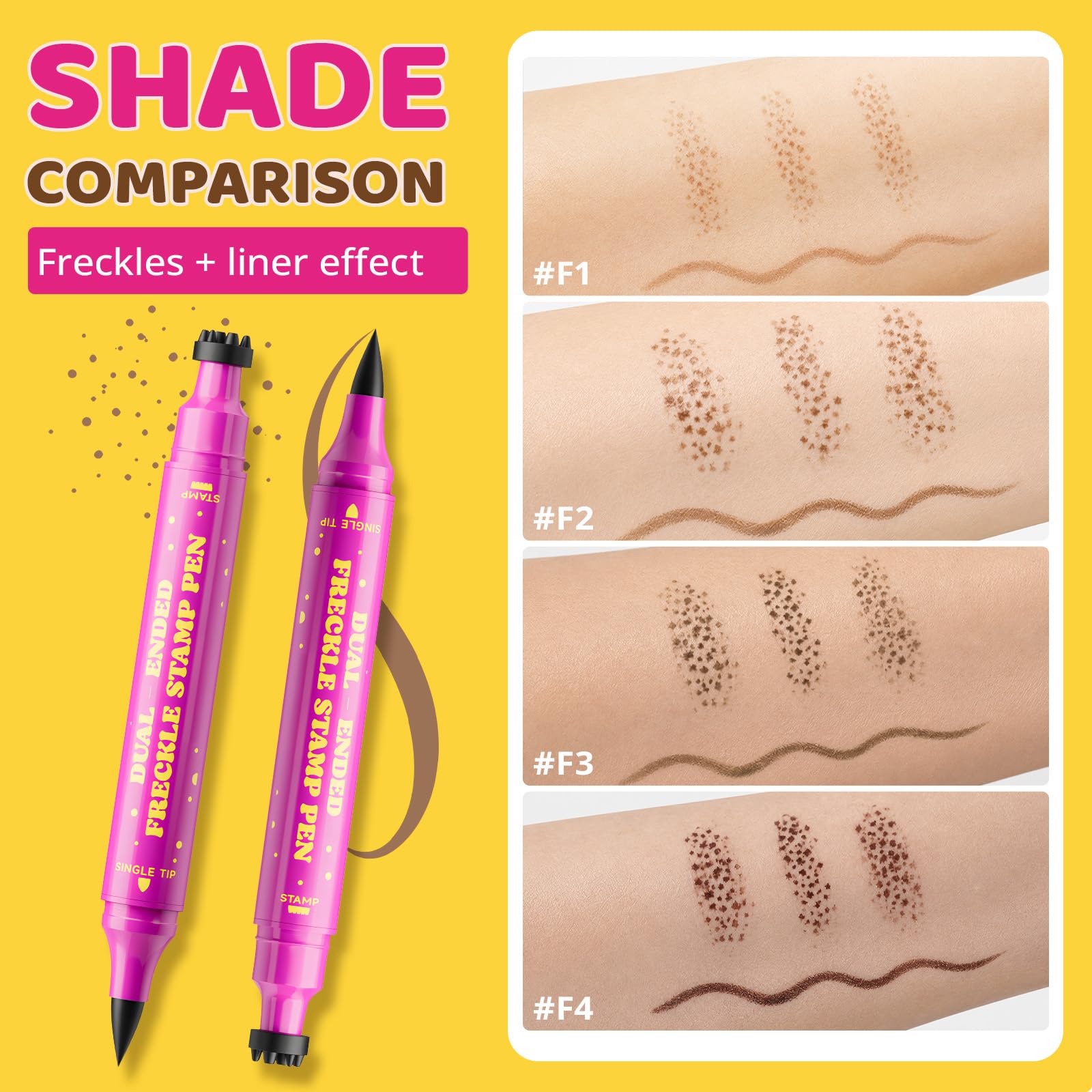 Dual Freckle Stamp Pen - Natural Sun-Kissed Glow -5 Dual Freckle Stamp Pen - Natural Sun-Kissed Glow -5