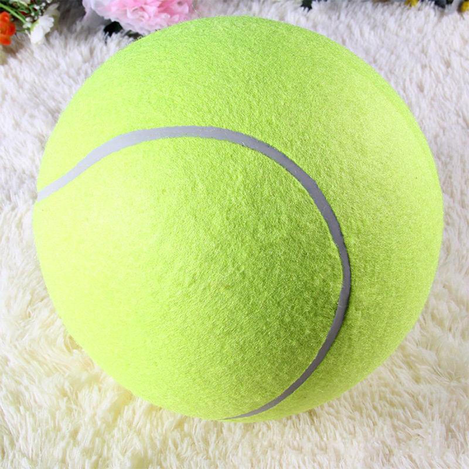 Palla per cuccioli – Palline grandi per parco giochi, palla da recupero, divertente per sport all'aria aperta, giocattolo interattivo resistente ai morsi per cani, giocattoli con rivestimento in | divertente per sport all'aria aperta, giocattolo interatti