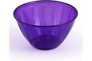 Maryland Purple Swirl Plastic Small Bowl 24 Oz.