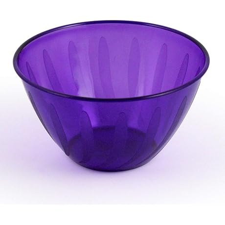 Maryland Purple Swirl Plastic Small Bowl 24 Oz.