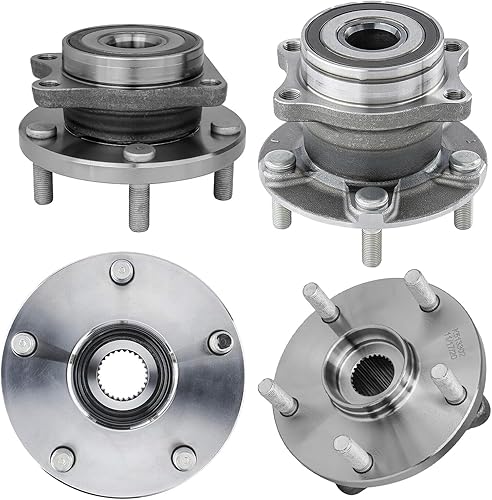 Miniatura 438 de Detroit Axle - Kit de cubos de rodamiento de rueda delantera de 6 piezas para Dodge Dart 2013-2016, Chrysler 200 2015-2017, 2 cojinetes de rueda