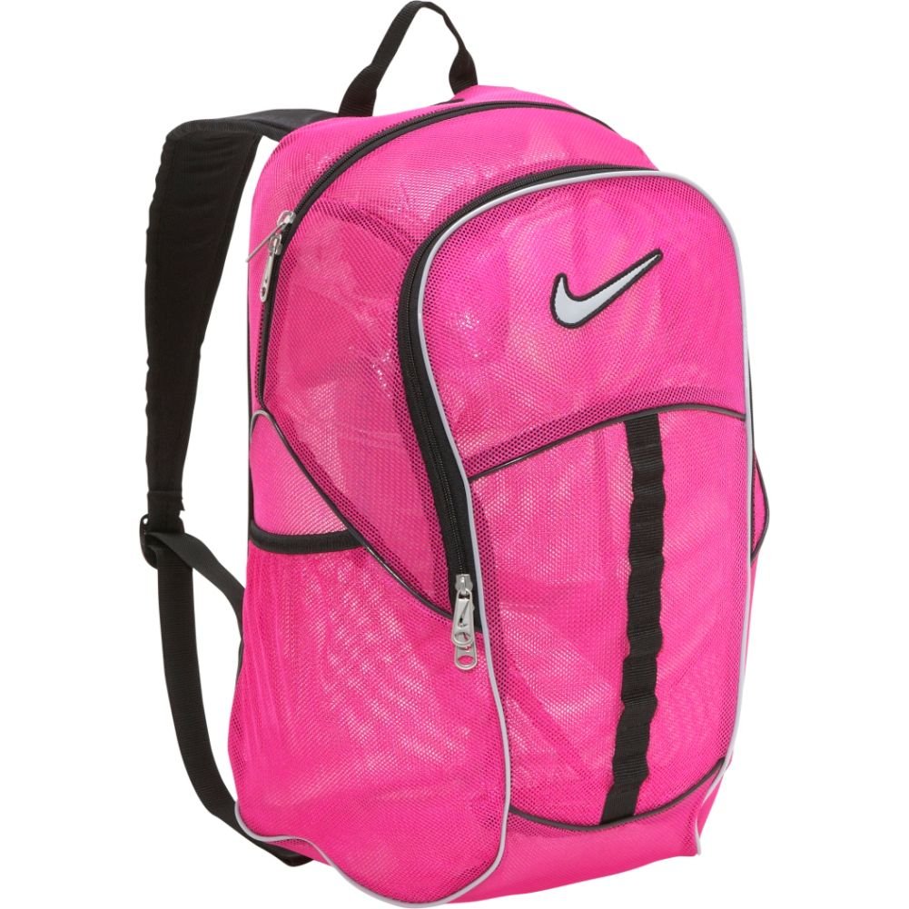 pink nike mesh backpack