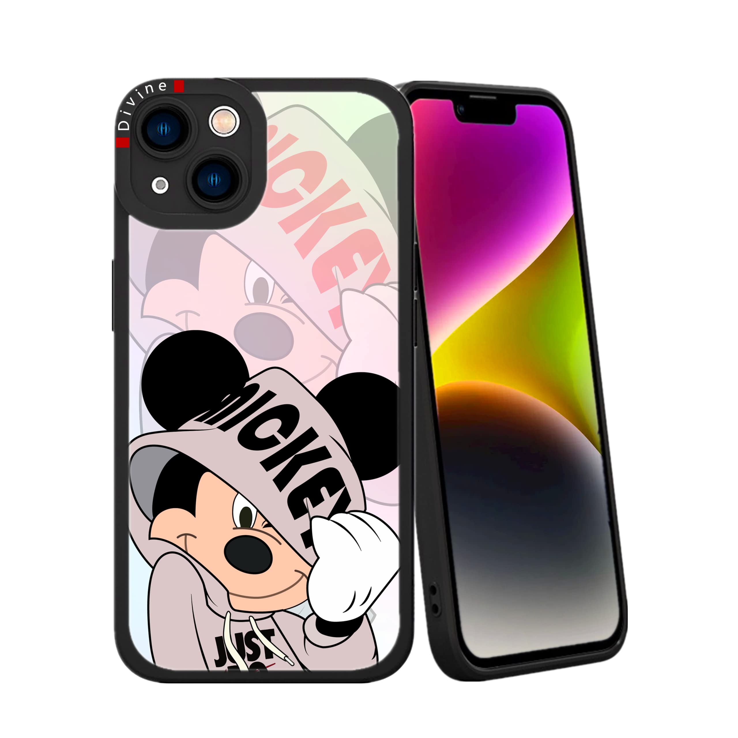 Amazon.co.jp: Divine iphone 14 Plus 6.7 インチ 用 ケース 一体型 