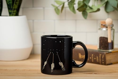 Miniatura 9 de Silver Buffalo Harry Potter Wand Reveal Heat Reveal - Taza de cerámica, 20 onzas