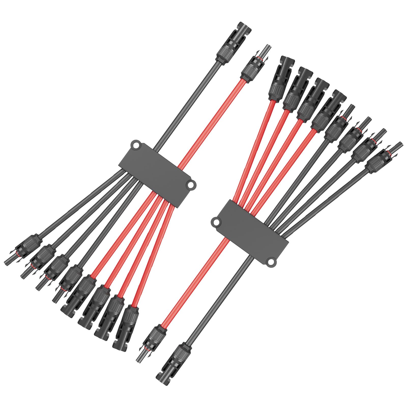 WSPIHO 1 Paar Solarkabel Y Verteiler,IP67 Solarpanel Y Steck