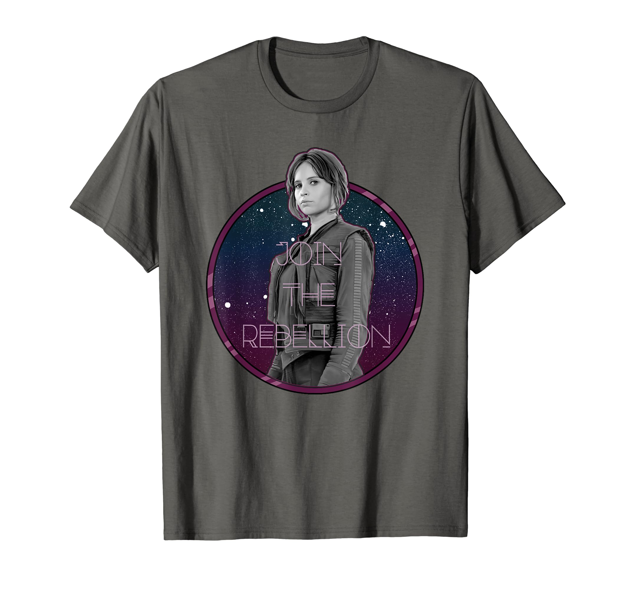 Star Wars Rogue One Jyn Join the Rebellion T-Shirt, Black