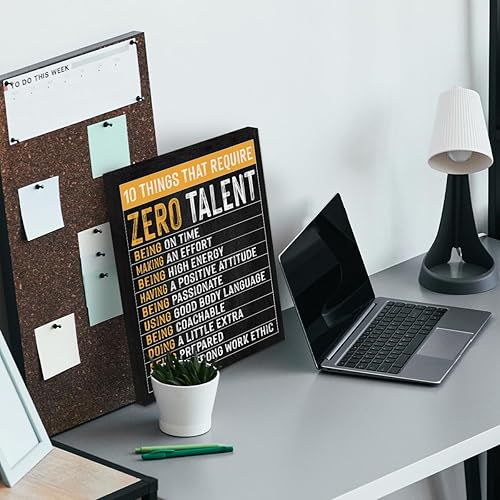 Miniatura 2 de BIWSHA Decoración de oficina, decoración de pared motivacional para oficina, citas inspiradoras, arte de pared para hombres y mujeres, pinturas en