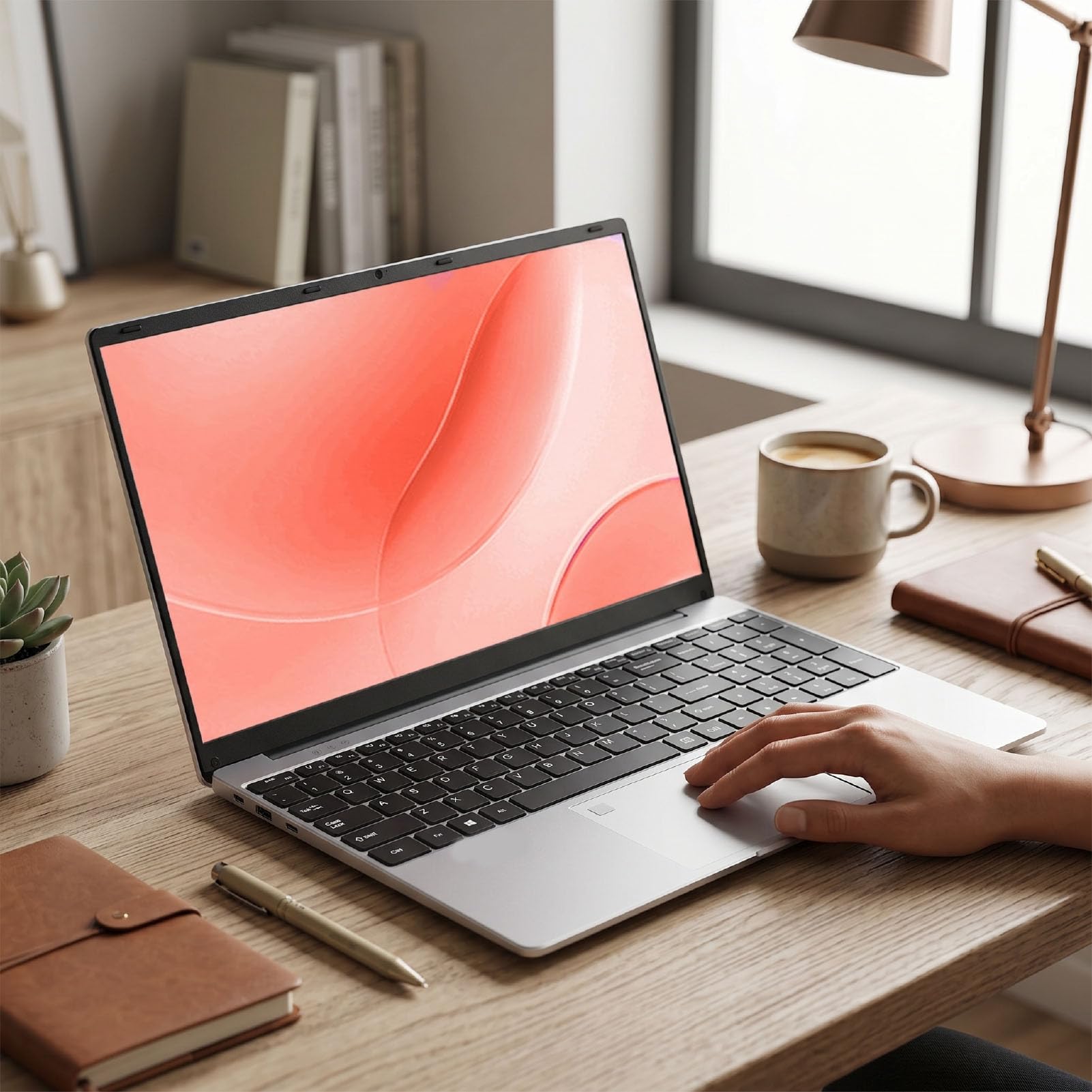 Laptop 15,6 Cala, Wyświetlacz 2K HD, 8 GB DDR4, 1 TB SSD (wtyczka