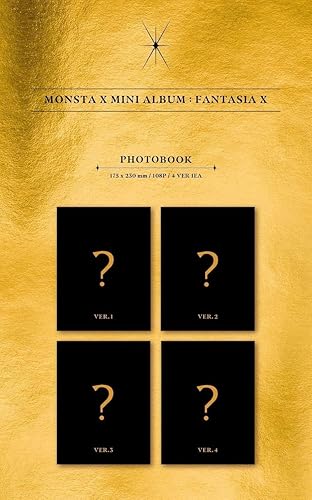 Miniatura 3 de K-POP Monsta X - Fantasia X, Mini Album, Ver. 3 incl. CD, 108pg Photobook, Photocard, Sticker, Pre-Order Benefit, Folded Poster, Extra Photocards