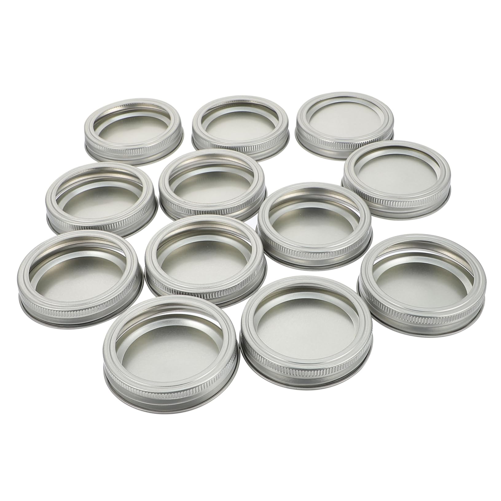 Cabilock12 Sets Mason Jar Lids Canning Rings Bands Canning Lids Mason Jars Replacement Lids Canning Jar Replacement Lids Canning Replacement Lids Canning Seal Lids Canning Jar Seal Lids