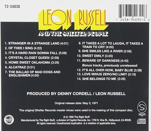 Miniatura 2 de Leon Russell And The Shelter People