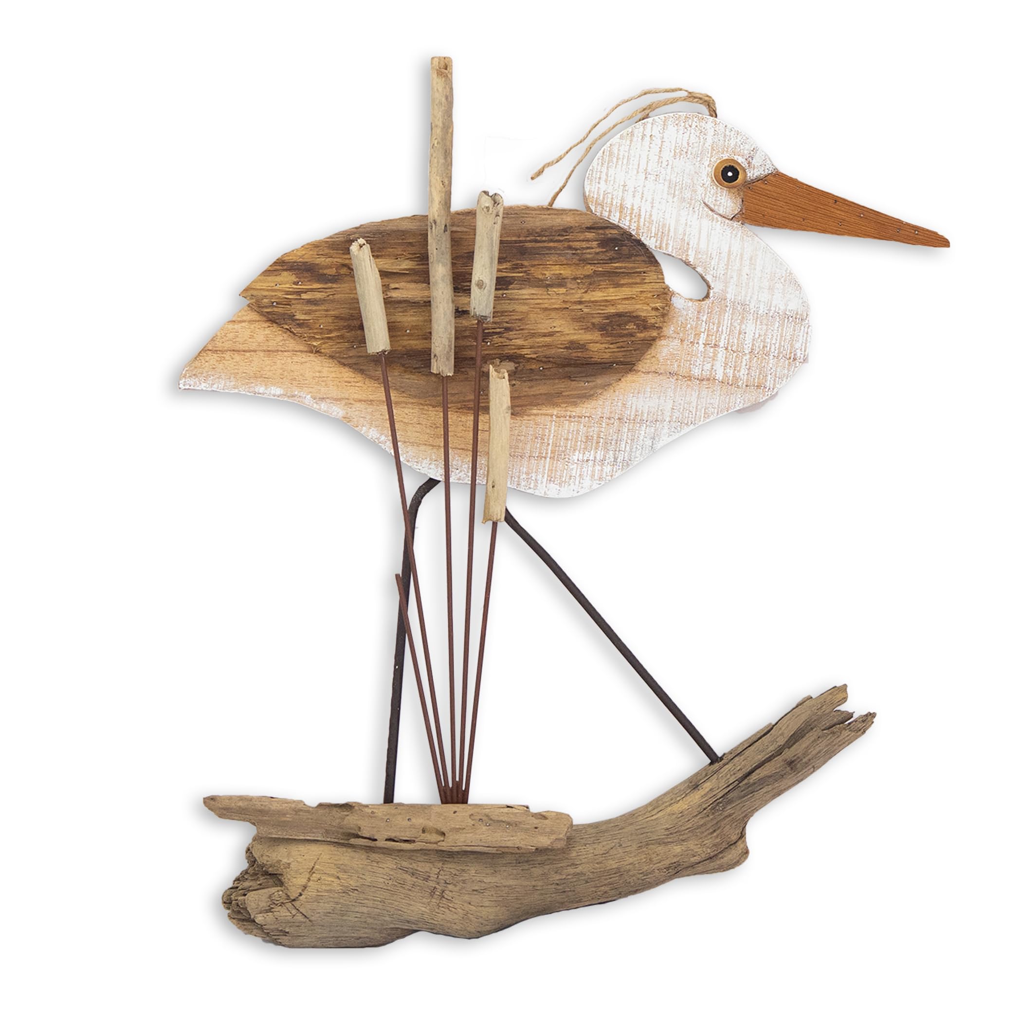 T.I. Design Heron Crouched (Recycled Materials)