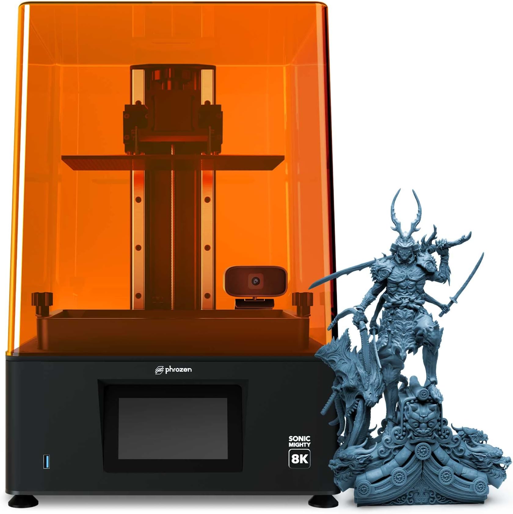 Sonic Mighty 8K LCD Resin 3D Printer, Monochrome/Mono LCD Screen, Mass-Produce 3D Printed Models with Ultra-high 8K Resolution, L21.8 x W12.3 x H23.5 Printing Volume