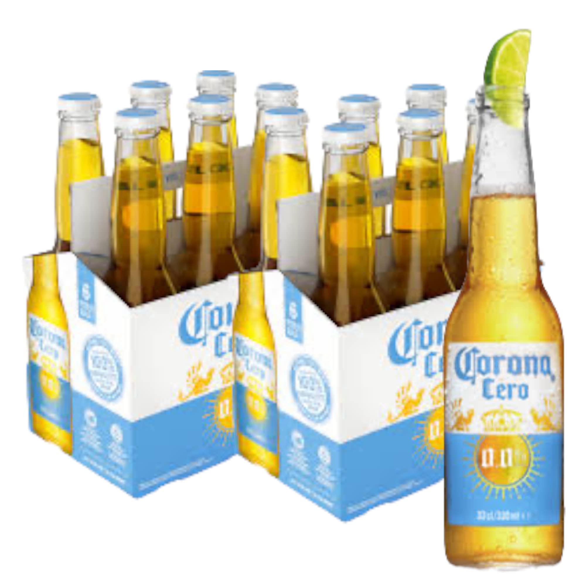 Corona Cero 12 Flaschen 0% Alkohol alkoholfreies Bier