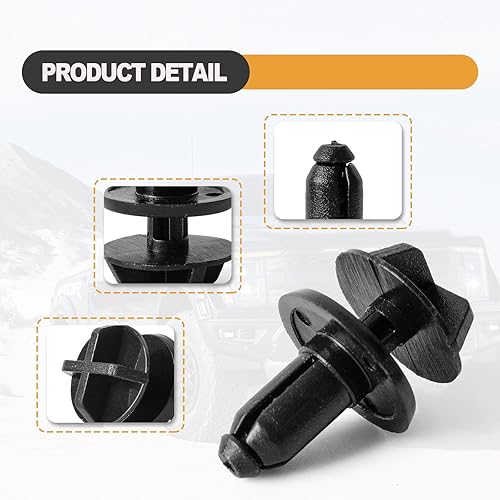 Miniatura 3 de Protector de visión para radiador, protector de guardabarros, remache para radiador, compatible con Ford W716510-S300 F-150 Mustang Fusion Aviator