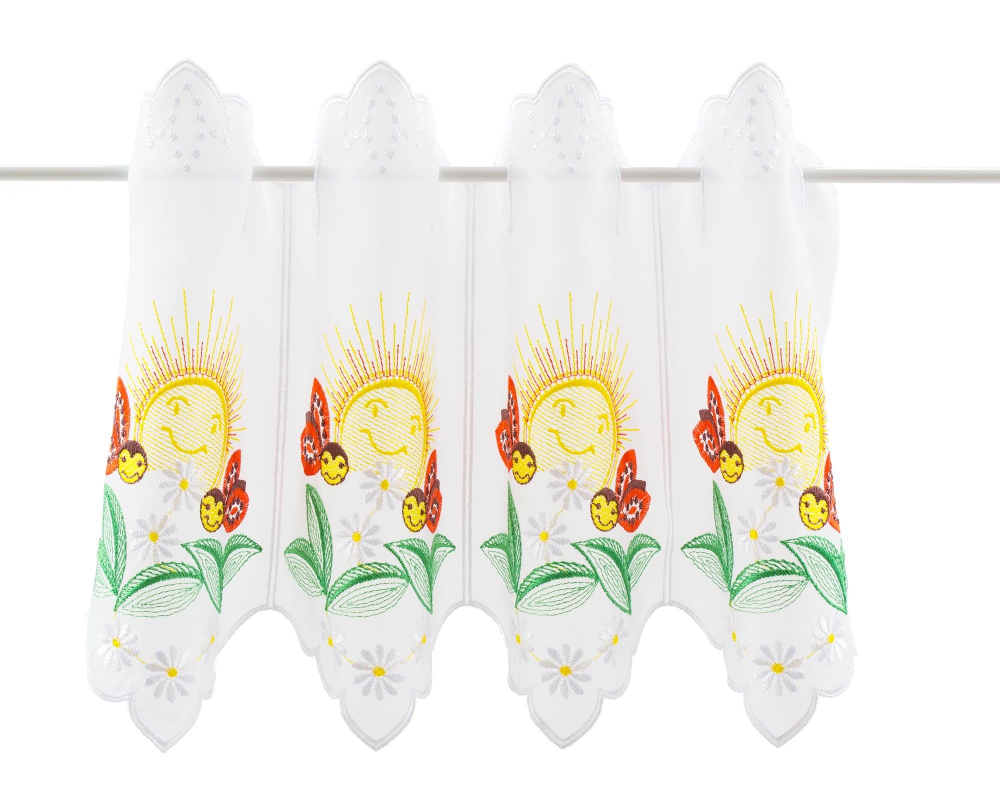 Rideau Brise-Bise à Motifs Floraux Vintage Bleu, Rideau Court, Rideau De Cuisine, Rideau Café, 1