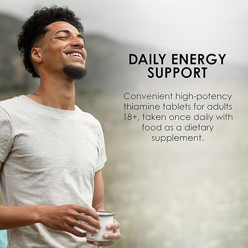 Miniatura 3 de Mason Natural Tabletas de tiamina de vitamina B-1 250 mg botella de 100 unidades suplemento dietético que apoya la producción de energía y el