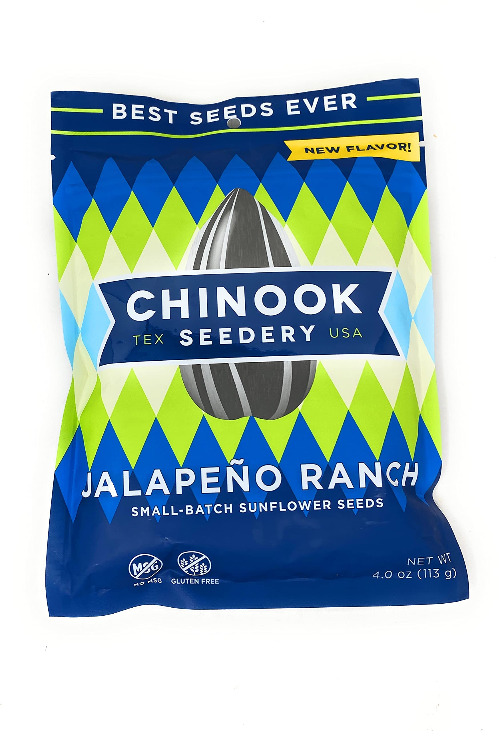 Chinook Seedery Sunflower Seeds Jalapeno Ranch - 1 pack, gray