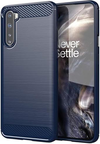 Case for OnePlus Nord 5G Case AC2001 AC2003 Case, Ultra Slim Phone Cover with Shock-Absorption TPU Rubber Protective Cases for OnePlus Nord 5G Navy Blue