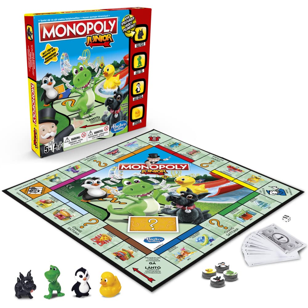 Monopoly Junior Game (German/Finnish), 267 x 50 x 267 mm - Image 2