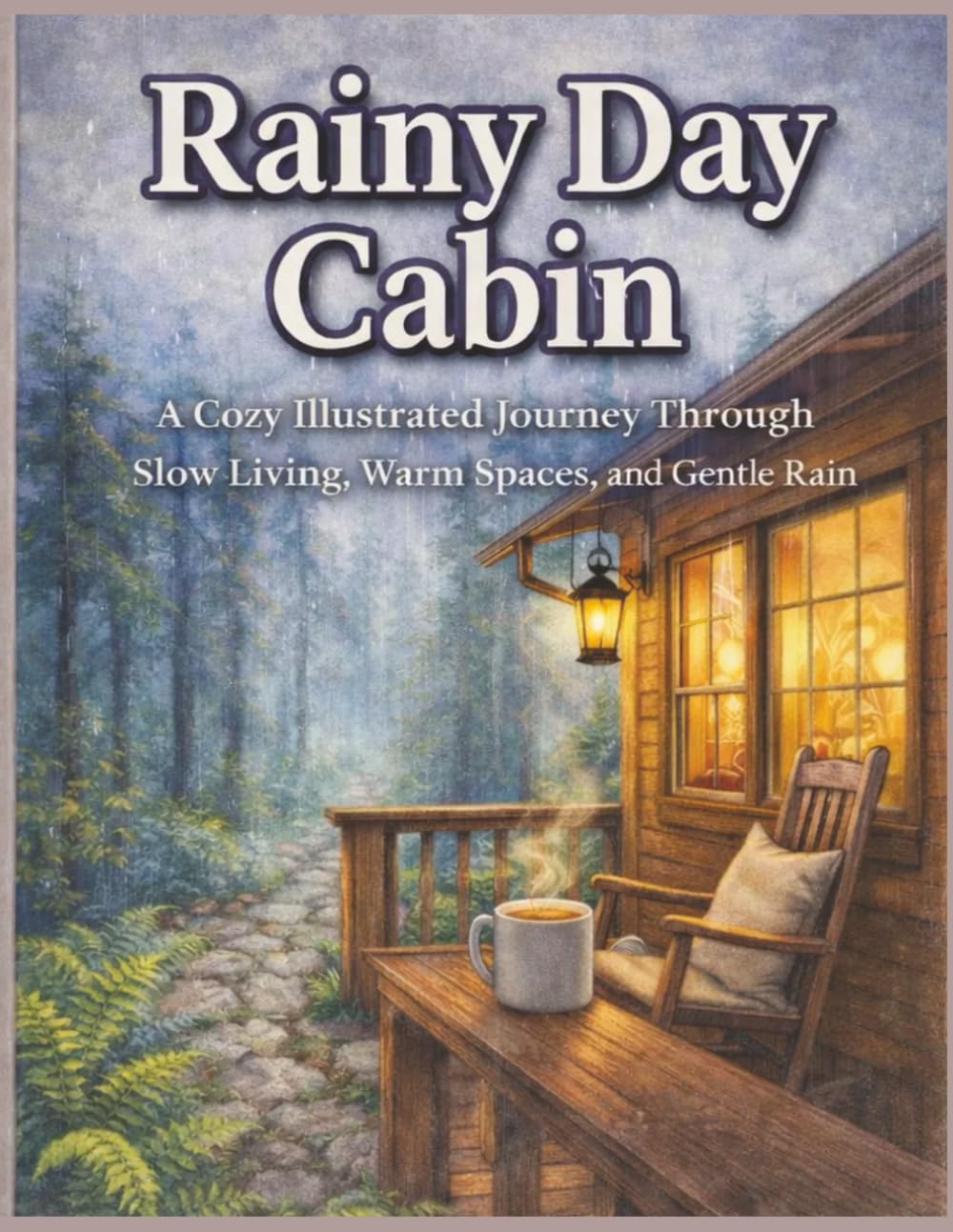 Rainy Day Cabin: A Cozy Illustrated Journey Through Slow Living, Warm Spaces, and Gentle Rain