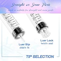 Vista 3 de SHAOTONG Accesorios Luer Lock de calibre 20 de 1.5 pulgadas, suministros de laboratorio desechables, paquete de 100