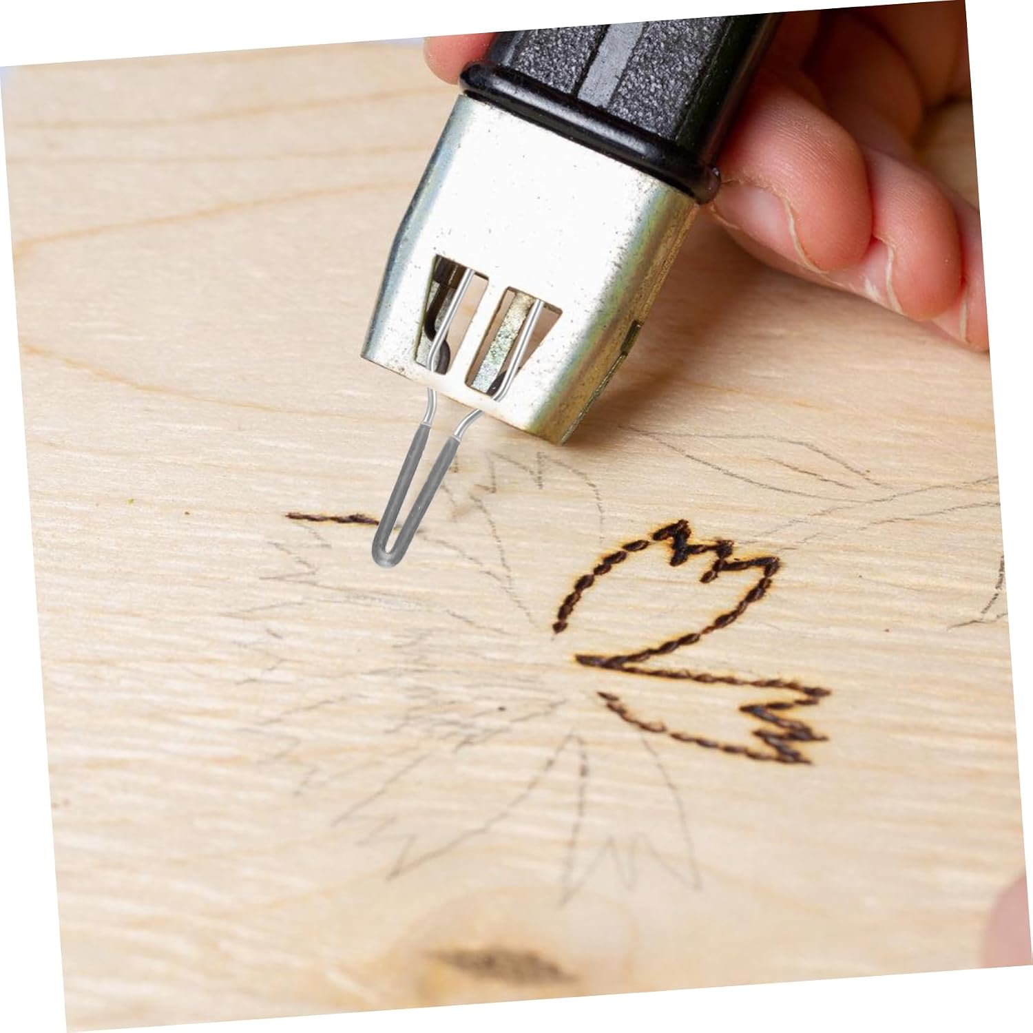 Tofficu 5sets Temperature Pyrography Tool Tips for Wood Burning Projects Suitable for Beginners and Professionals Versatile