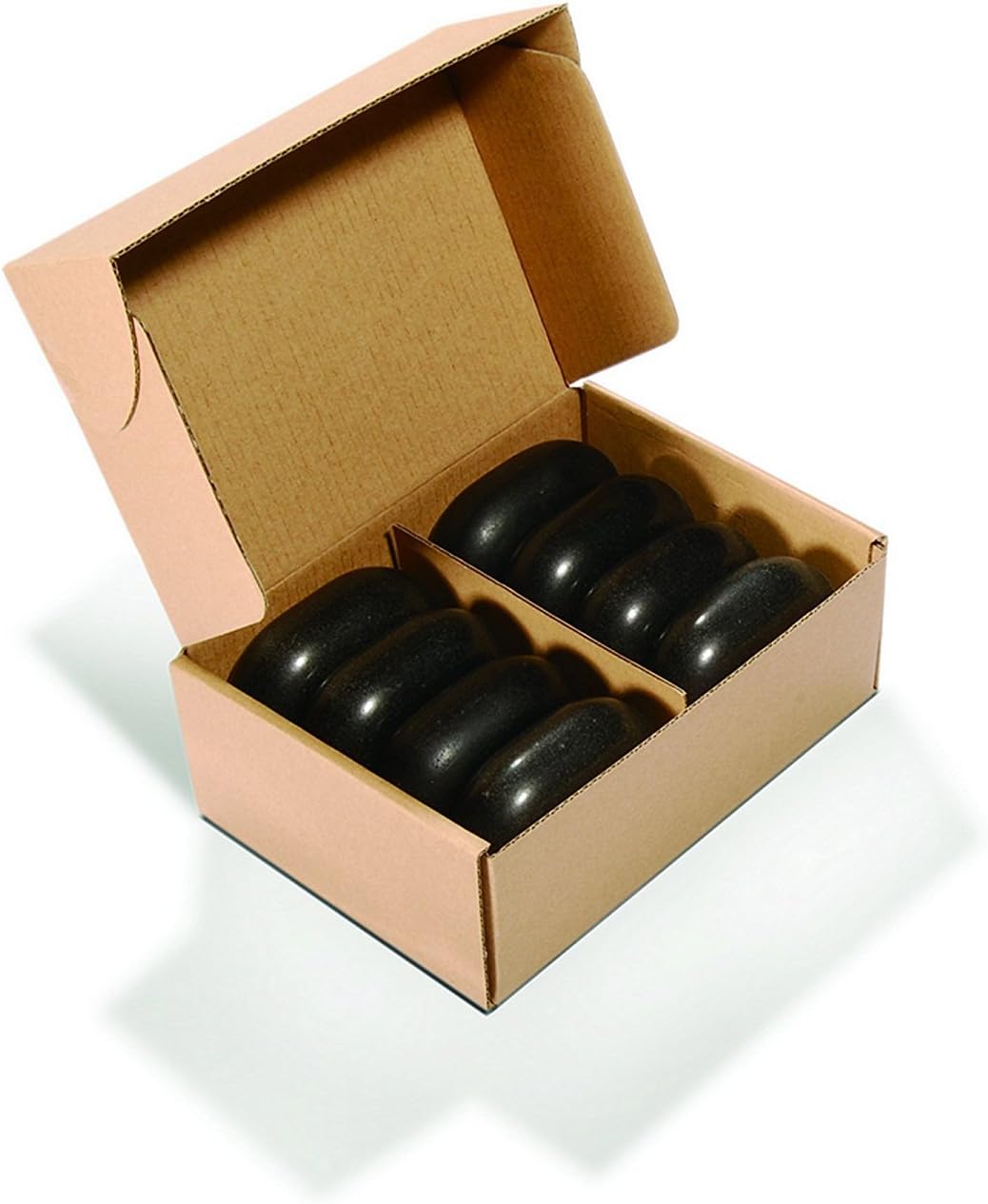 Master Massage Large Ovular Basalt Stone Pack (7.7 cm x 5.7 cm x 2.7 cm)