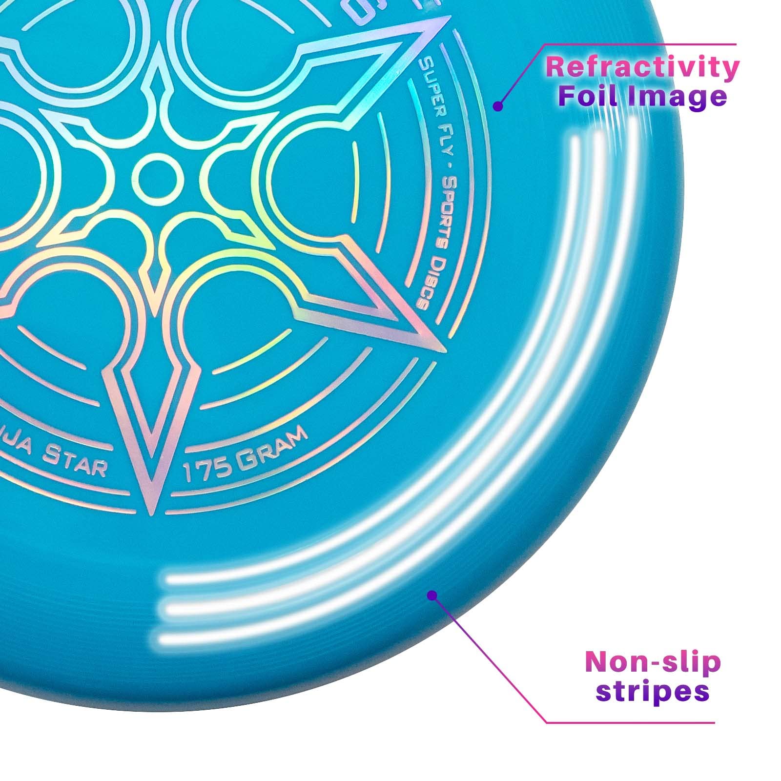 Indy Dirty Disc Frisbee 175 g Professionale Blu