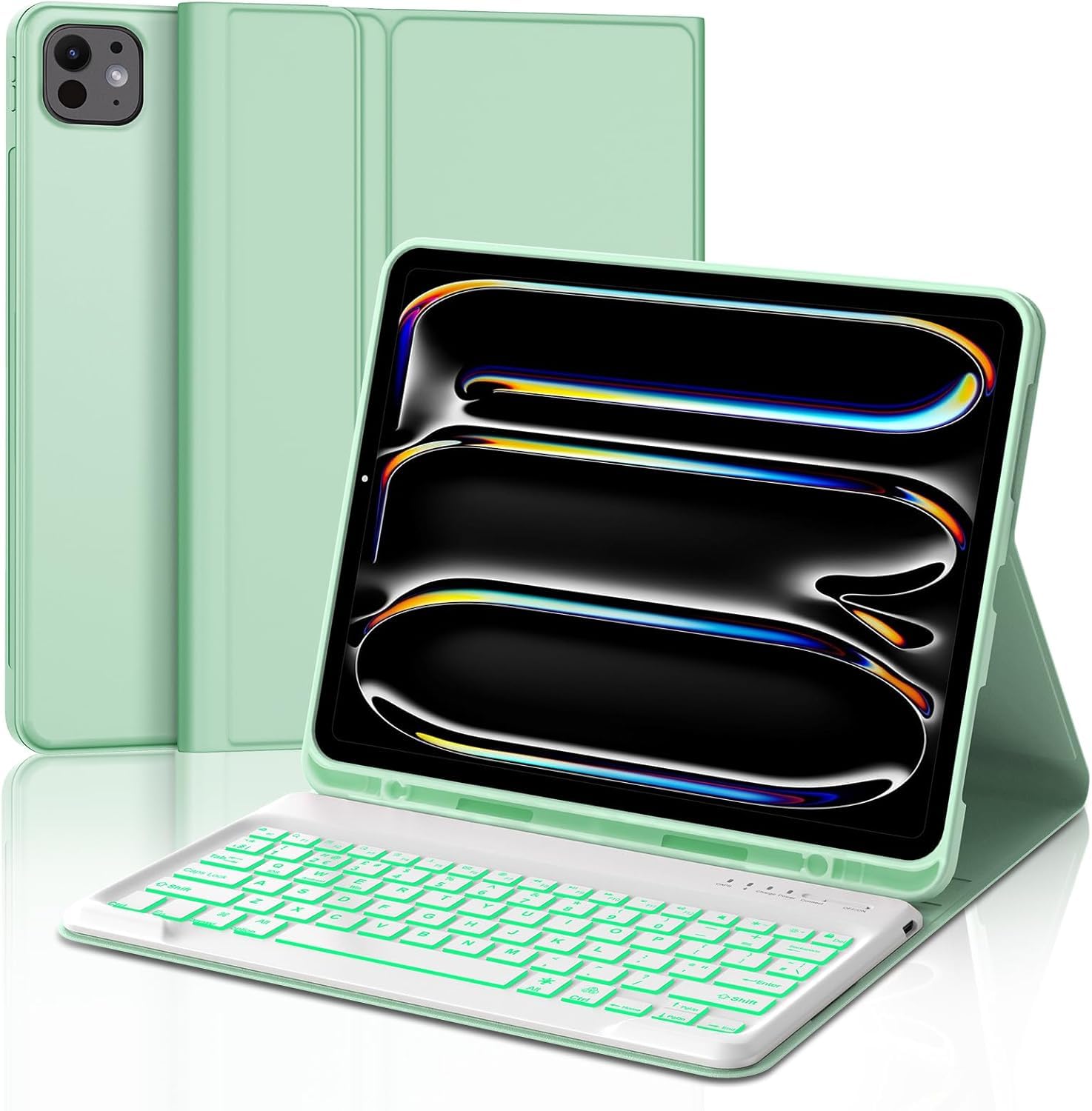 IVEOPPE Clavier pour iPad 10.2 9eme/8eme/7eme Génération 2019/2020/2021