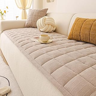 HIMENO ソファーカバー かけるだけ 冬 ソファパッド 3人掛け 2人掛け 1人掛け 肘付き 肘なし 滑り止め 厚手 シェニール もこもこ 暖かい 柔らか 肌触り 敷くだけ おしゃれ 猫爪対策 洗える