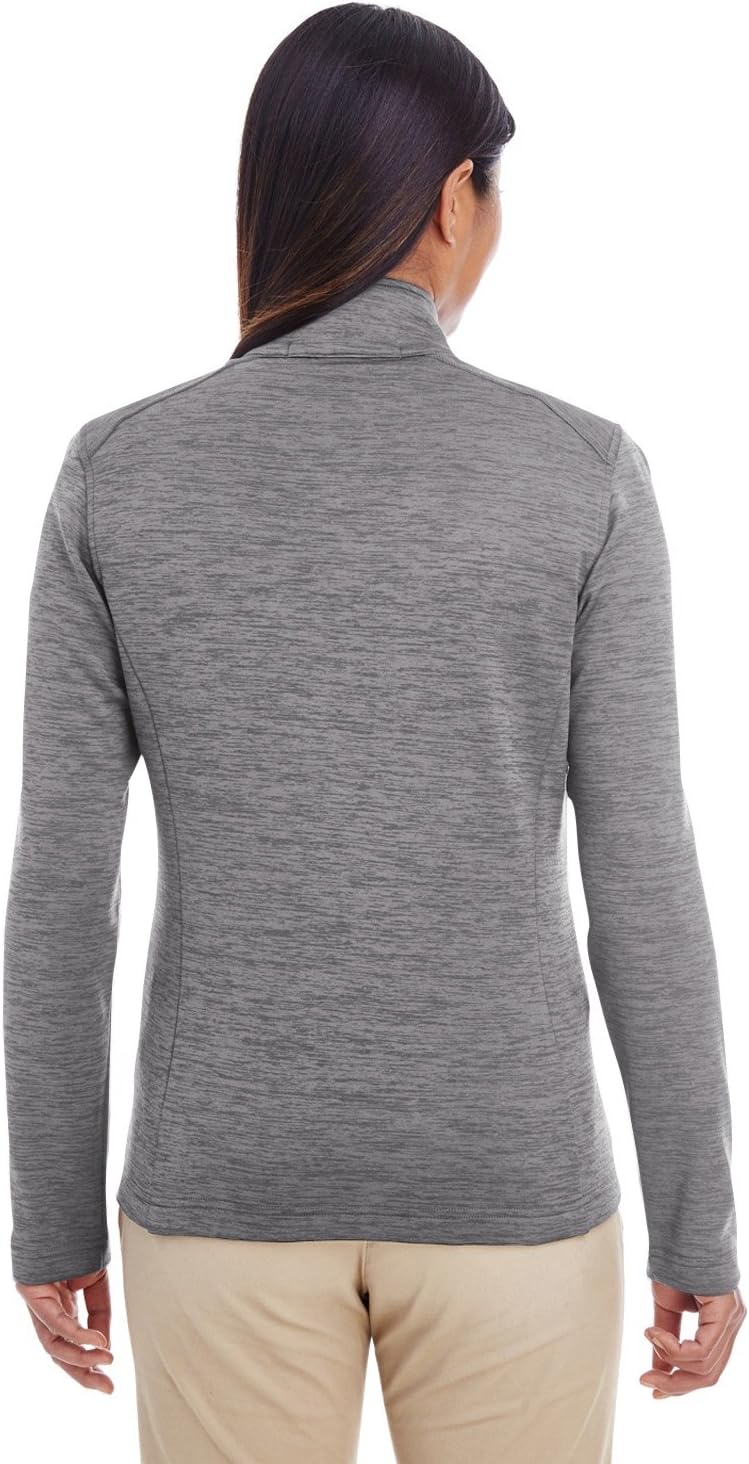 DG798W DJ LADS SOLD MELANGE FLC 1/4ZP DARK GREY HEATHR M