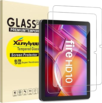 Screen Protector for 10/10 Kids/ 10 Kids Pro Tablet Tempered Glass | 9H Hardness, Case Friendly, Anti-Scratch, Touch Sensitive, 2 Pack