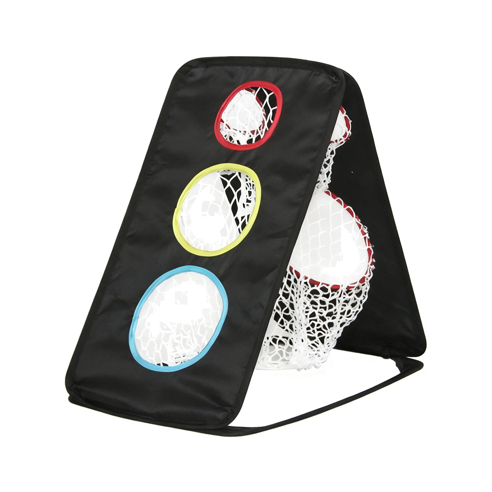 Rete per chipping da golf con configurazione a doppia faccia che | scenari di pratica per migliorare l'accuratezza e la precisione nel golf. Tappetino da tiro Champkey in tela.