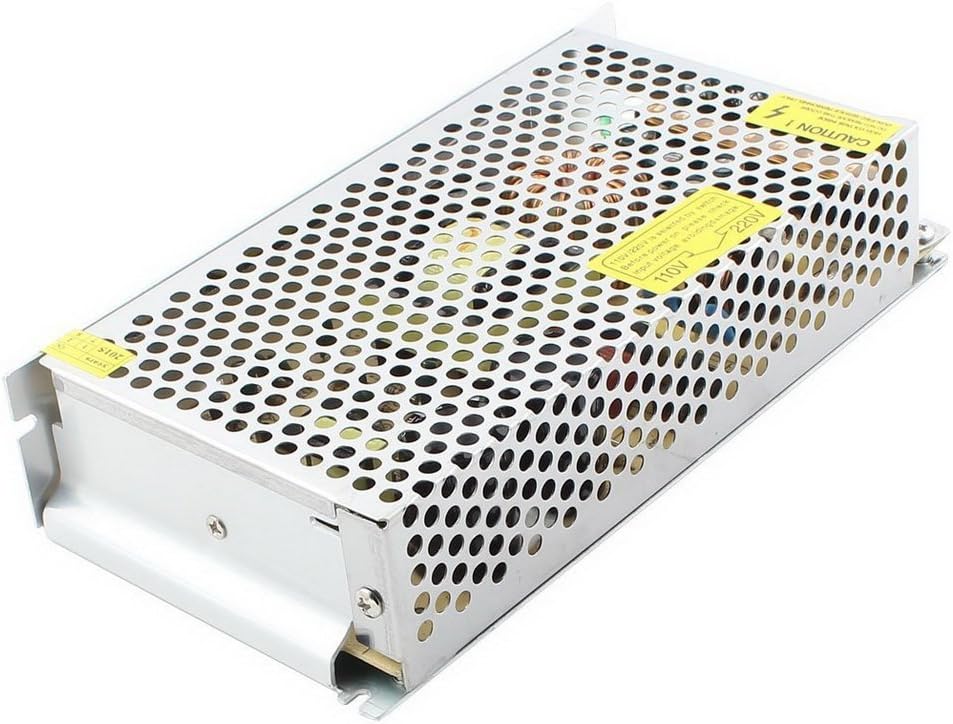 Rextin DC 12V 300W 25A Regulated Transformer Power Supply Driver SW for LED Strip Lights (300W)