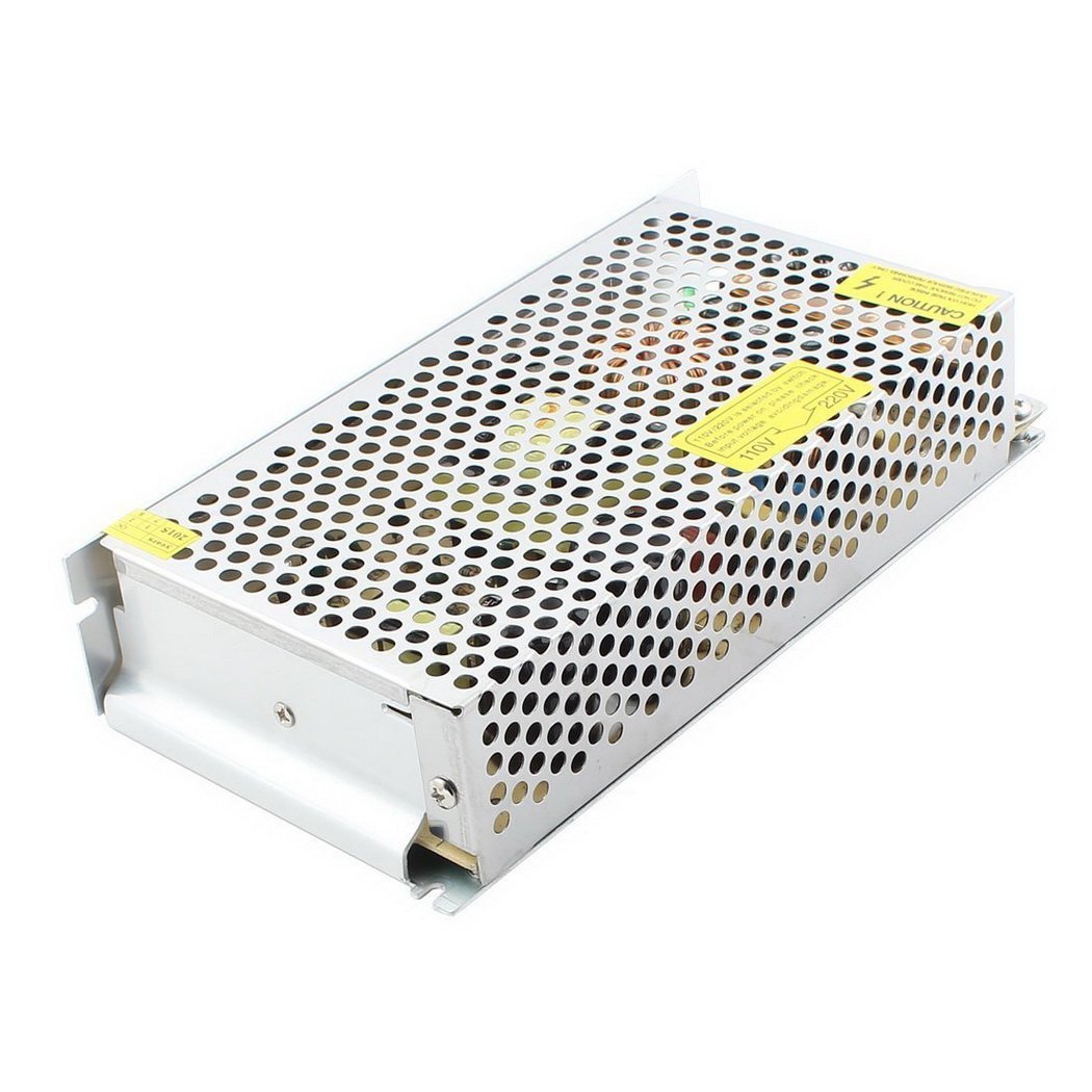 Rextin DC 12V 200W 16.5A Regulated Transformer Power Supply Driver SW For LED Strip Lights (200W)