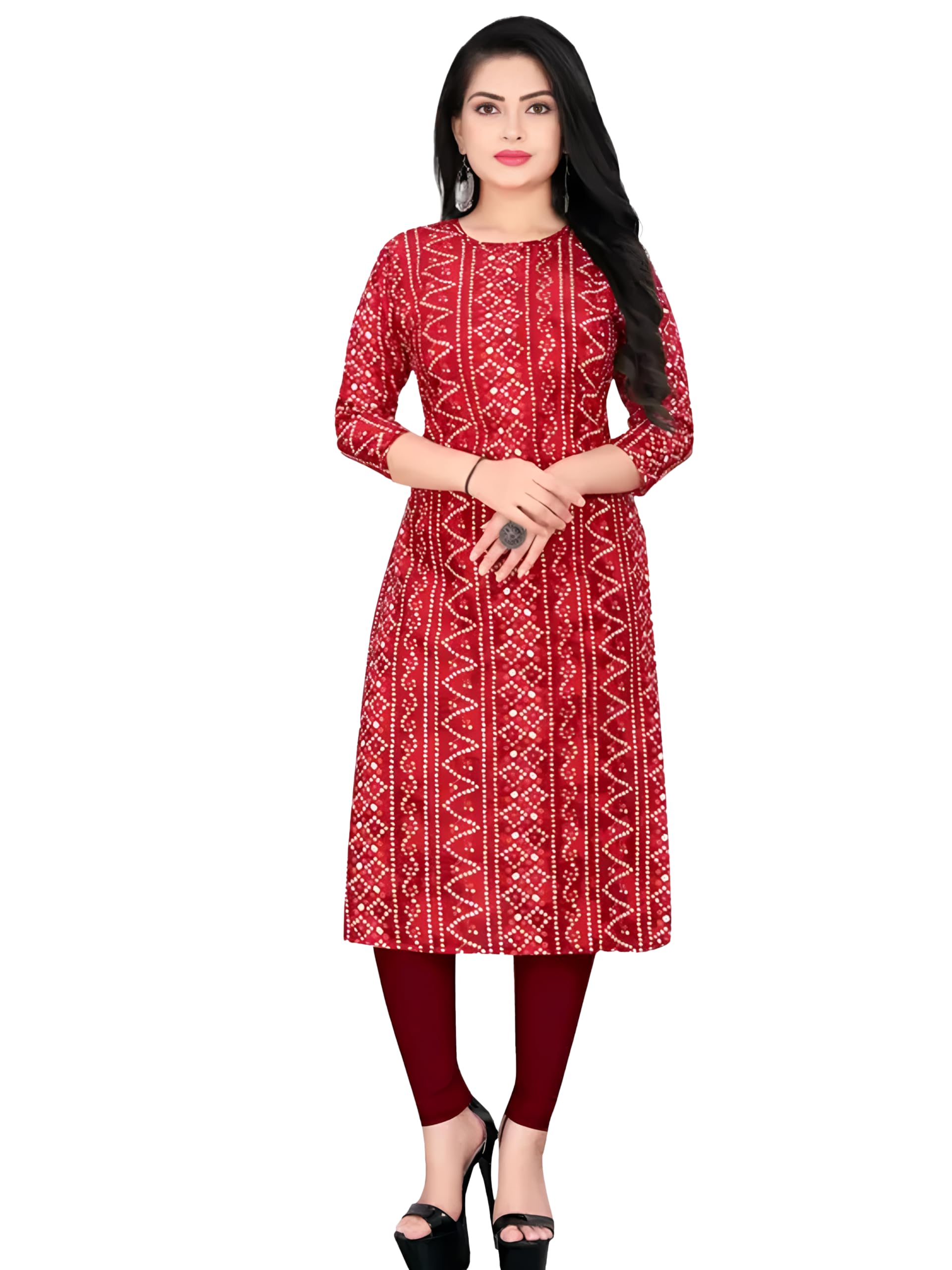 Women’s Regular Wear Crepe Kurti Combo – Pack of 4 (Kurti's)-picture-50