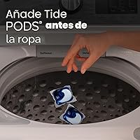 Vista 10 de Tide PODS detergente para ropa en cápsulas, removedor de manchas 3 en 1, combatiente de olores, protector de color, 42 unidades, compatible con HE