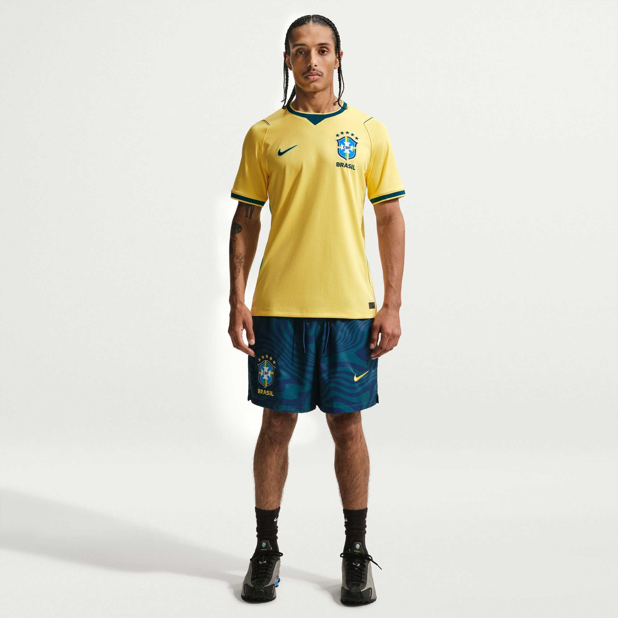 Nike Brasilien Heimtrikot Herren XXL – Brazil National Team Fußball Trikot – WM 2026 World Cup Fan Jersey NK Dri-FIT Stadium Shirt… – Ansicht 2