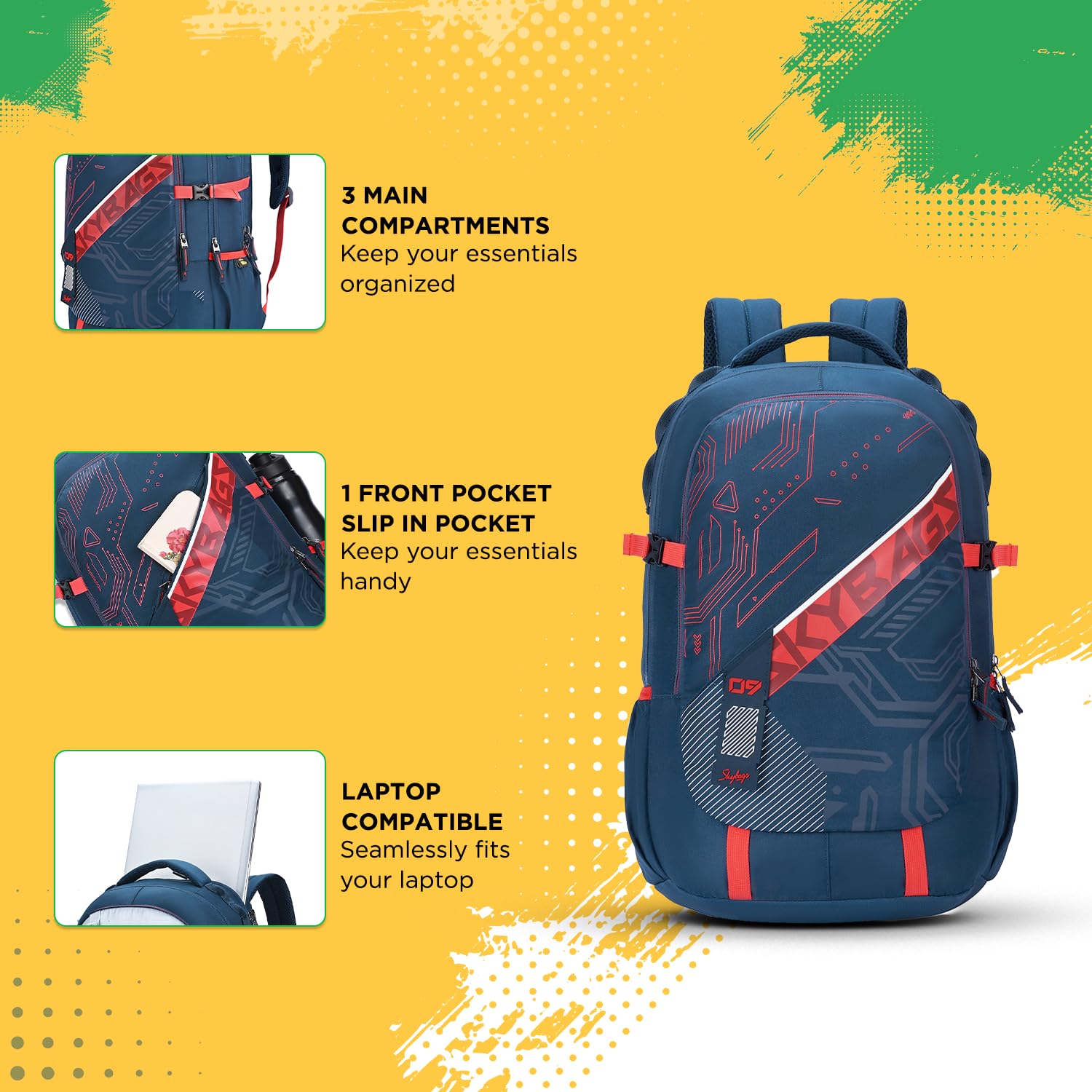 Skybags Vesper Laptop Backpack - 40L -3