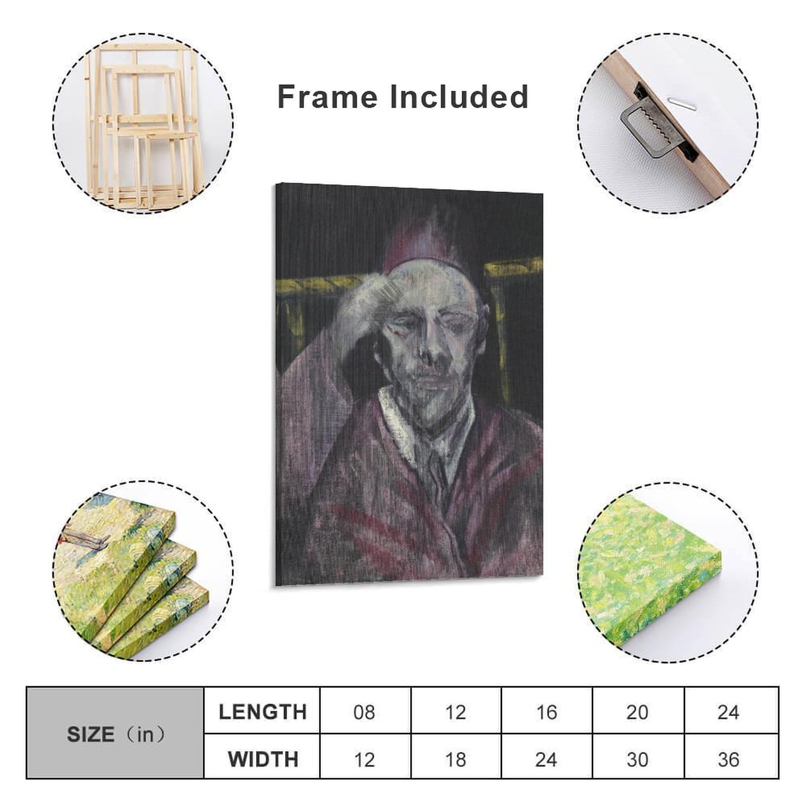 Amazon.co.jp: Francis Bacon フランシス・ベーコン 絵画 ポスターHead