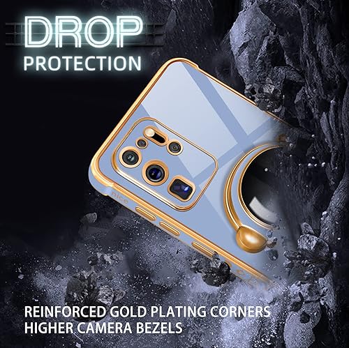 Miniatura 6 de Buleens Funda para Samsung Galaxy S20 Ultra con soporte de astronauta, fundas para Galaxy S20 Ultra para mujeres y niñas, bonita funda para teléfono