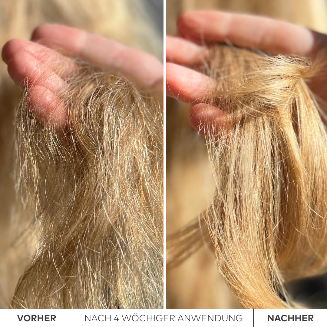 Haaröl - 100% natürlich - silikonfrei - ohne Chemie - nährendes Leave-in Pflegeöl gegen Frizz für glänzende, geschmeidige Haare - mit Arganöl, Rizinusöl & Aloe Vera - 50 ml