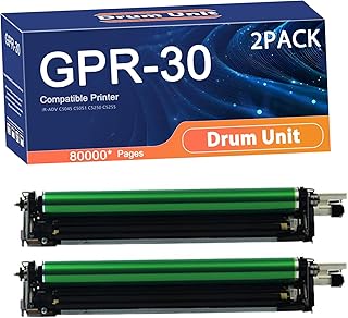 Compatible GPR-30 Drum Unit Replacement for Canon GPR30 Printers to Use with IR-ADV C5045 C5051 C5250 C5255 Printer,Long-Lasting and Accurate Printing 2Yellow