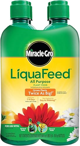 Miniatura 2 de Miracle-Gro - Kit de iniciación All Purpose Plant Food Advance LiquaFeed y paquete de recarga Un alimentador y cinco botellas