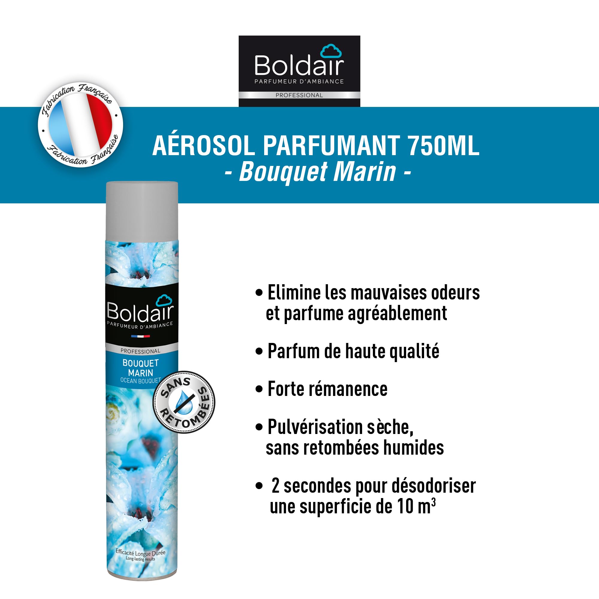 Lot De 2 Désodorisants BOLDAIR Aromathérapie 500 Ml - SENSITIVE PATCH, Neufs