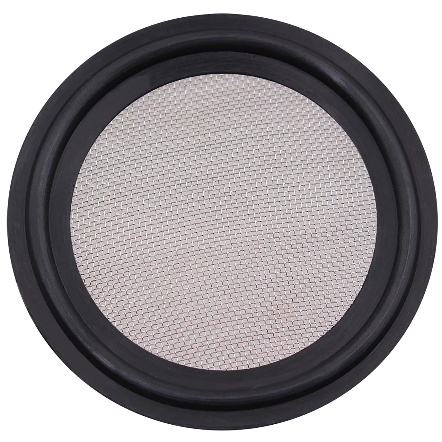 DERNORD 1.5" FKM Sanitary Gasket w/ Stainless Screen - Tri Clamp Clover (60 Mesh)