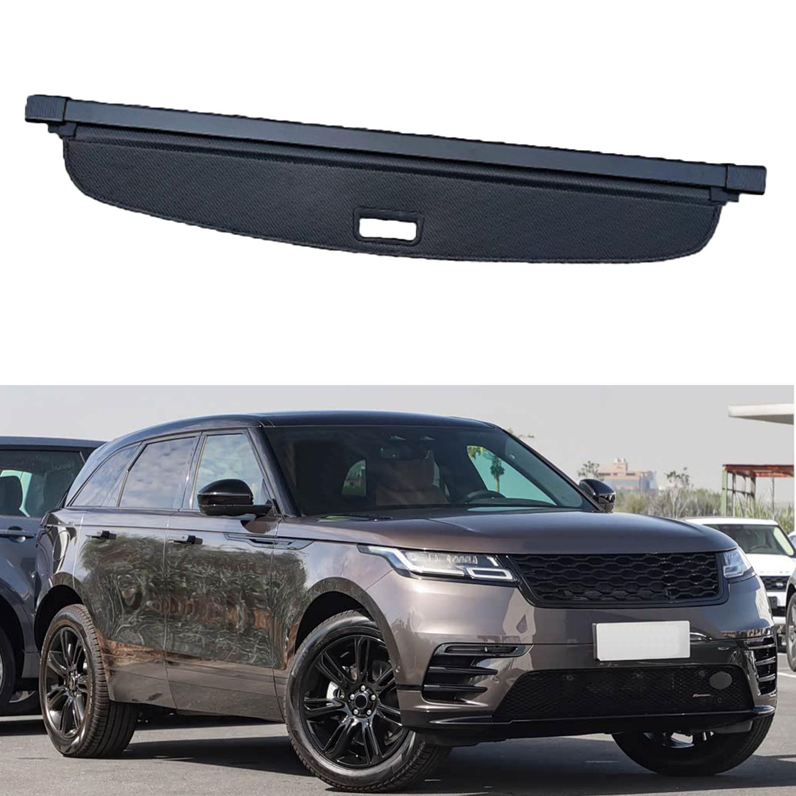 YYFYYDS Retractable Rear Trunk Parcel Shelf,Compatible with Land Rover Star Vein 2017-2025,Car storage